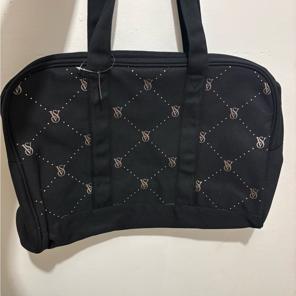 Victoria's Secret Black Travel Weekender Bag